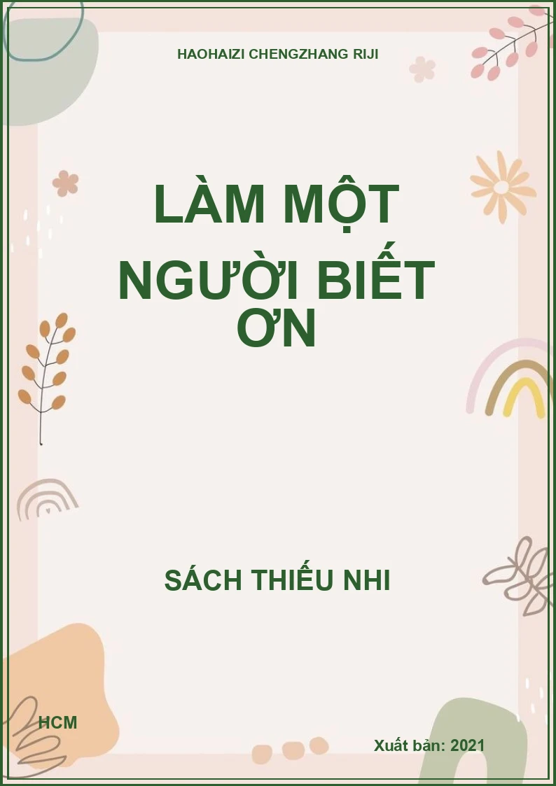 Làm một người biết ơn