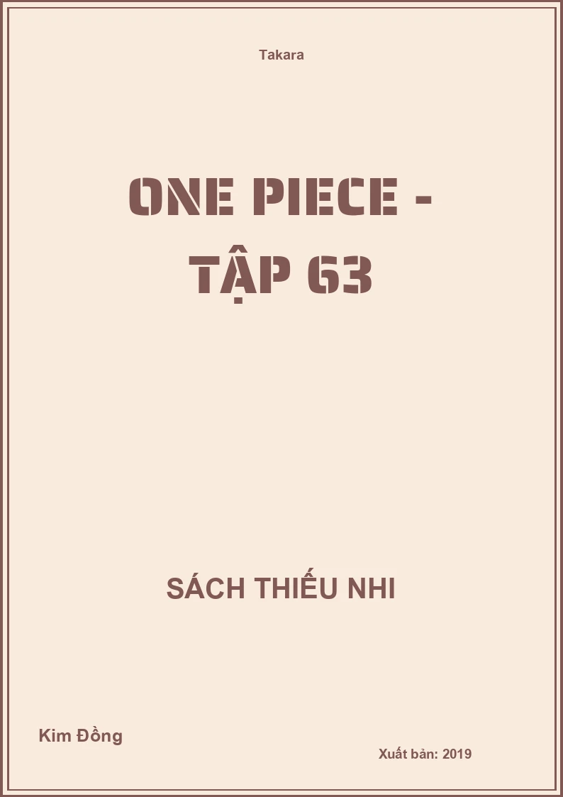 One Piece - Tập 63