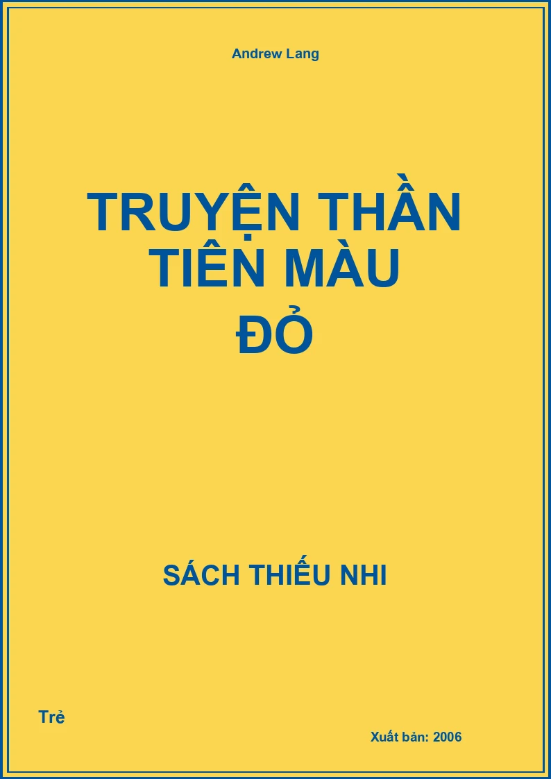 Truyện thần tiên màu đỏ