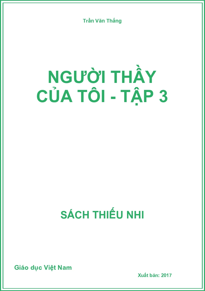 Người thầy của tôi - Tập 3