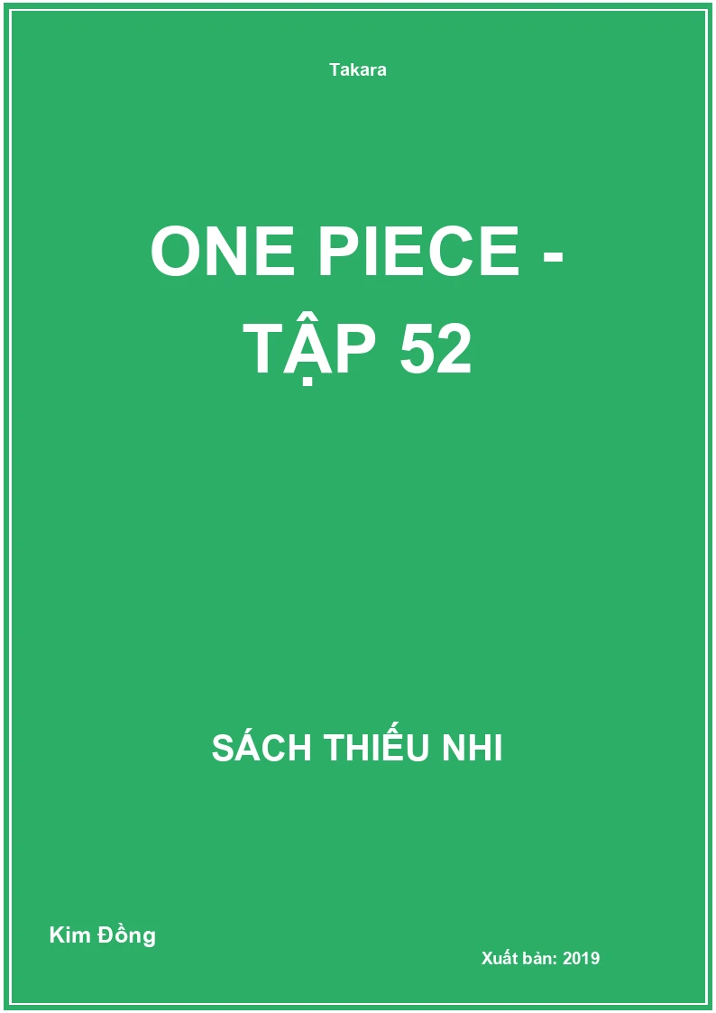 One Piece - Tập 52