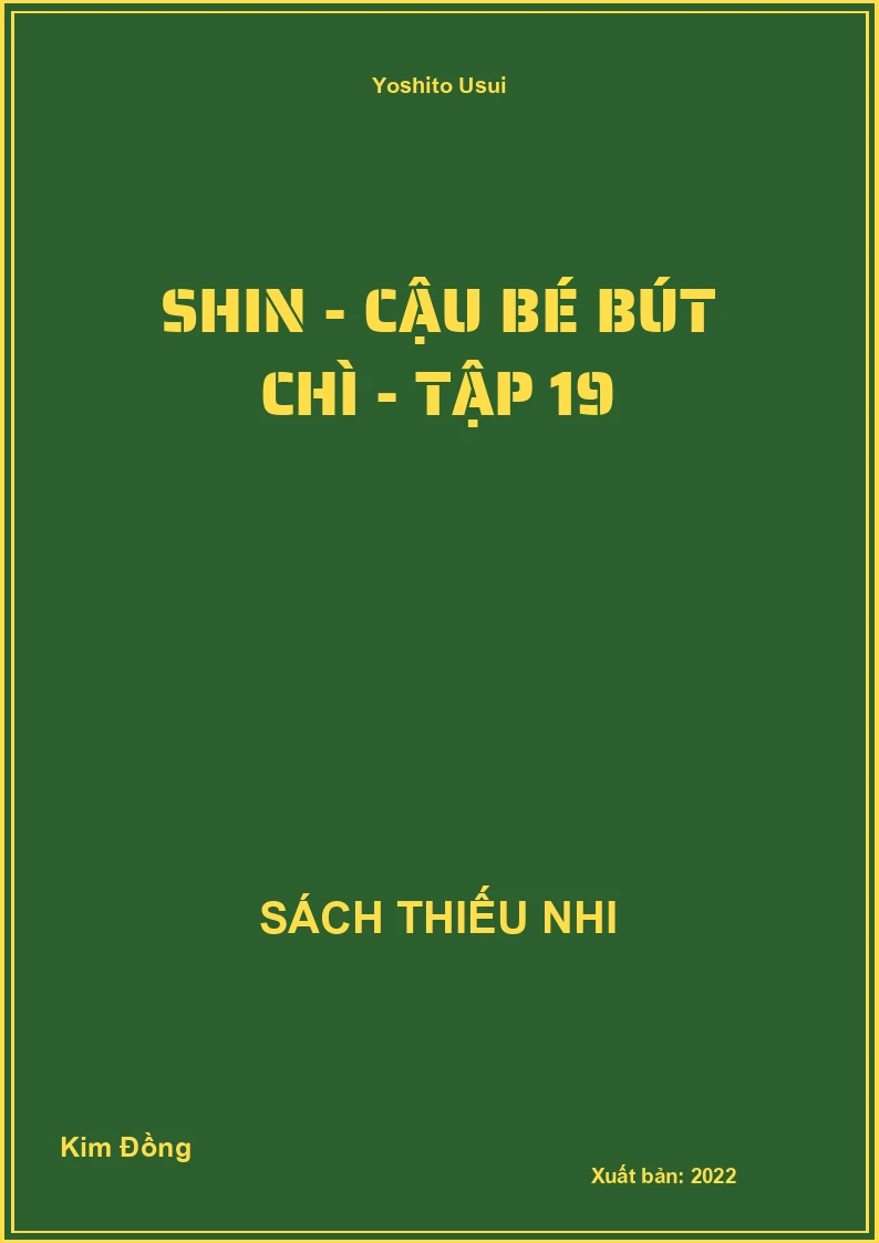 Shin - Cậu bé bút chì - Tập 19
