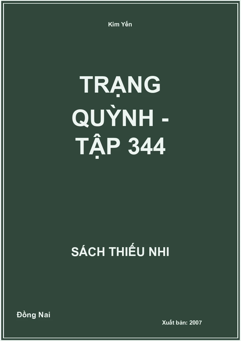Trạng Quỳnh - tập 344