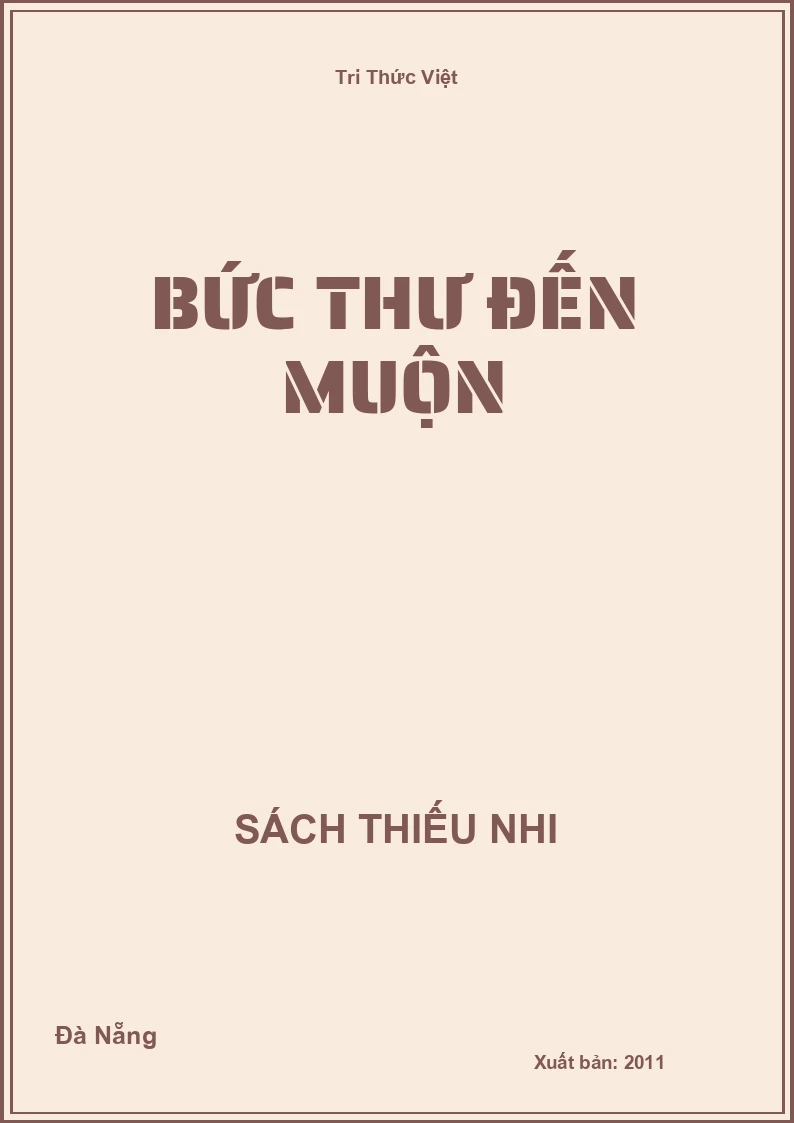 Bức thư đến muộn