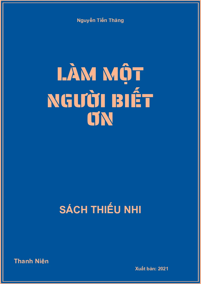 Làm một người biết ơn