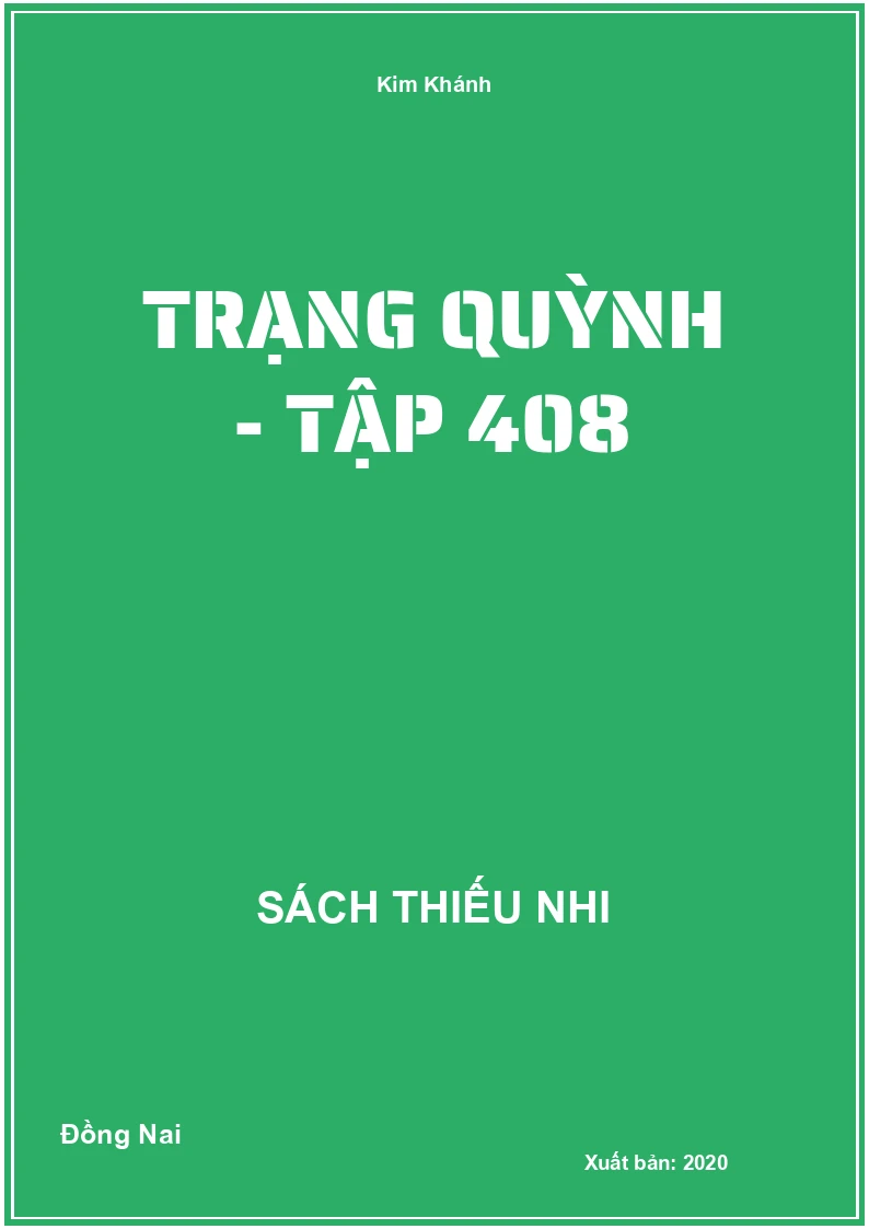 Trạng Quỳnh - Tập 408