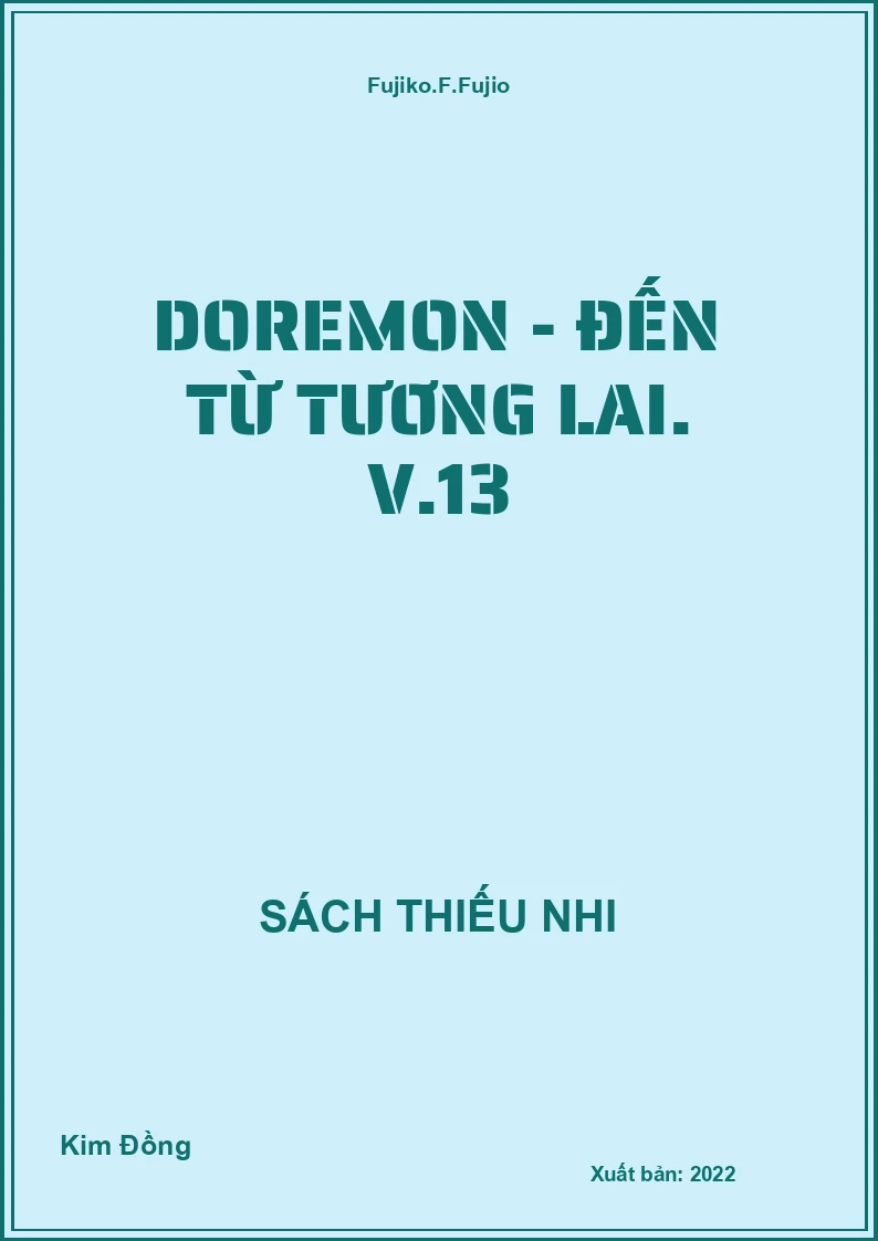 Doremon - Đến từ tương lai. V.13
