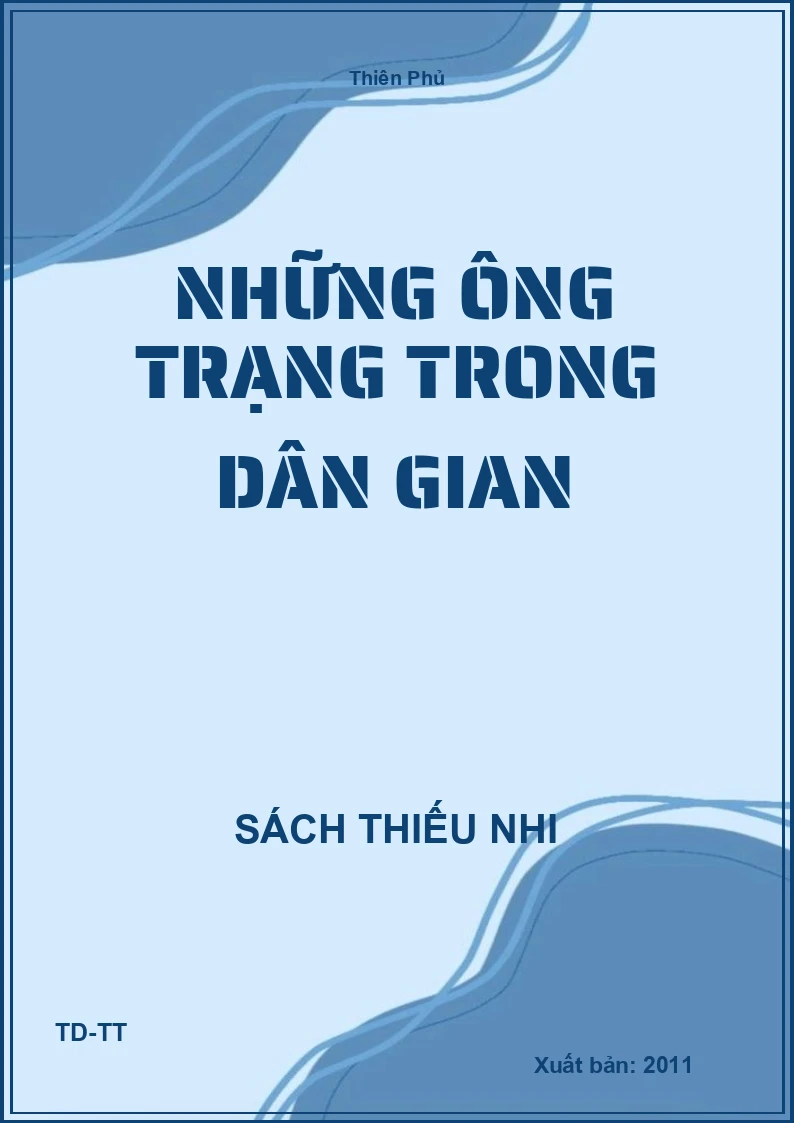 Những Ông trạng trong dân gian