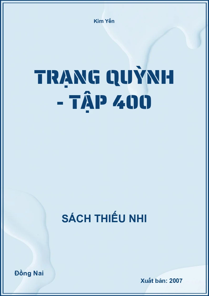 Trạng Quỳnh - tập 400