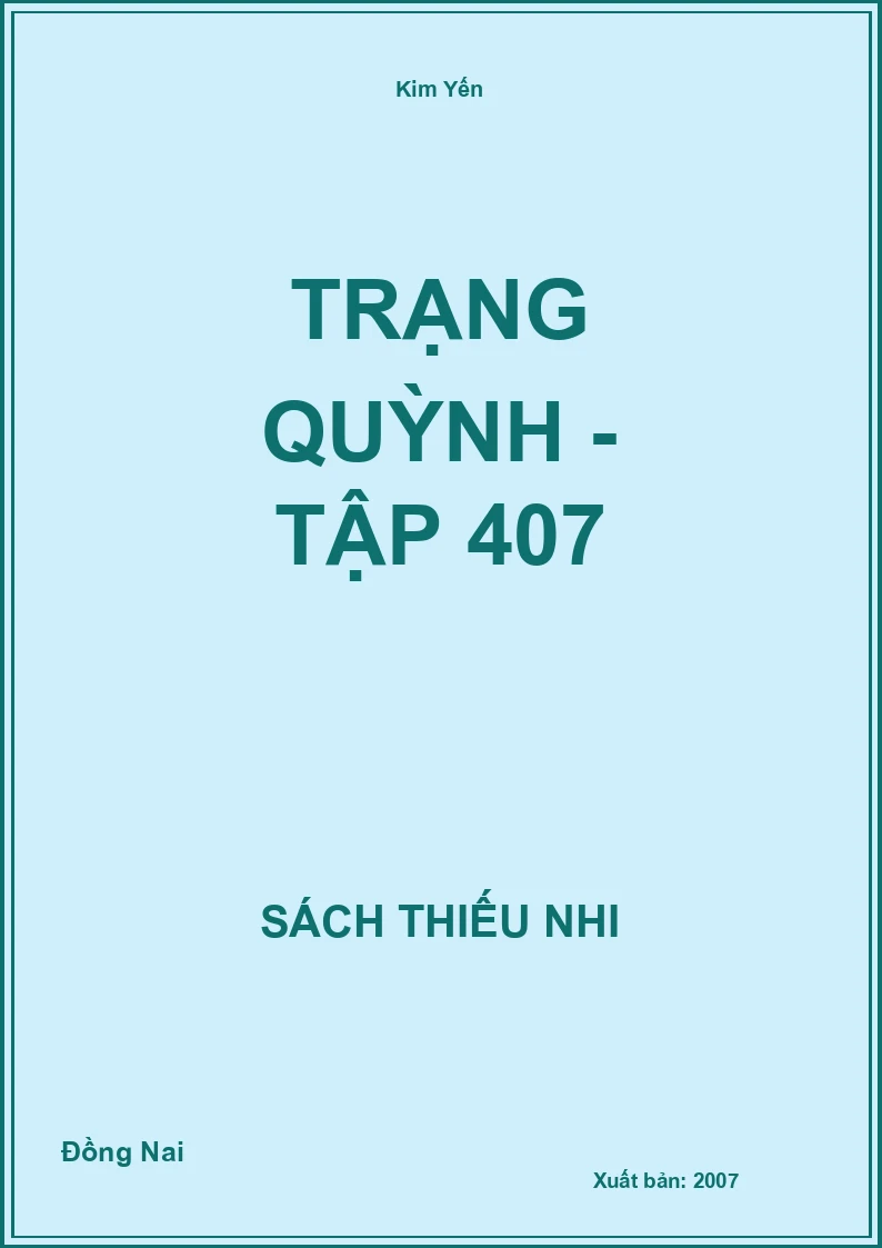 Trạng Quỳnh - tập 407