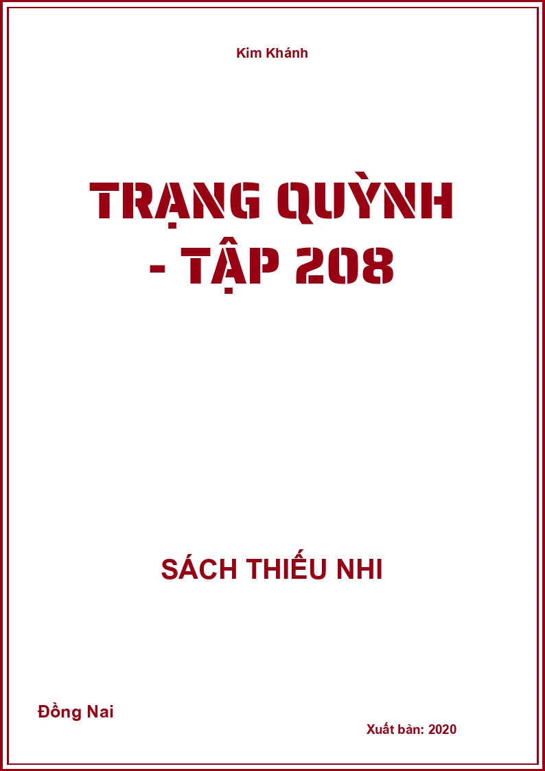 Trạng Quỳnh - Tập 208
