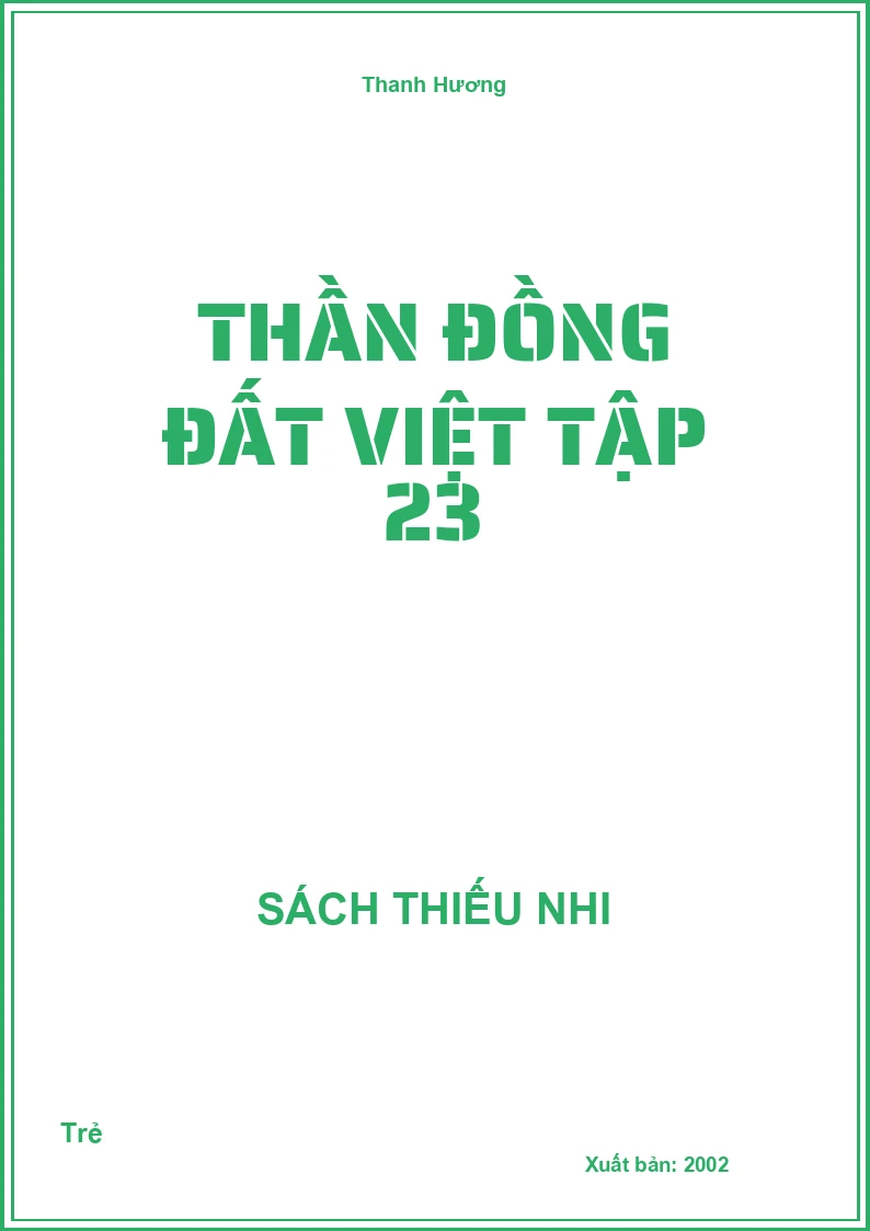 Thần đồng Đất Việt tập 23