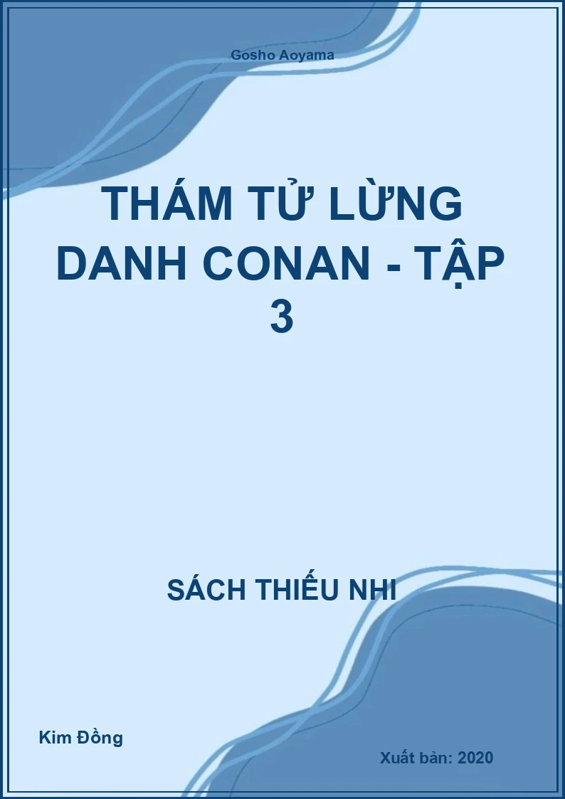 Thám tử lừng danh Conan - Tập 3