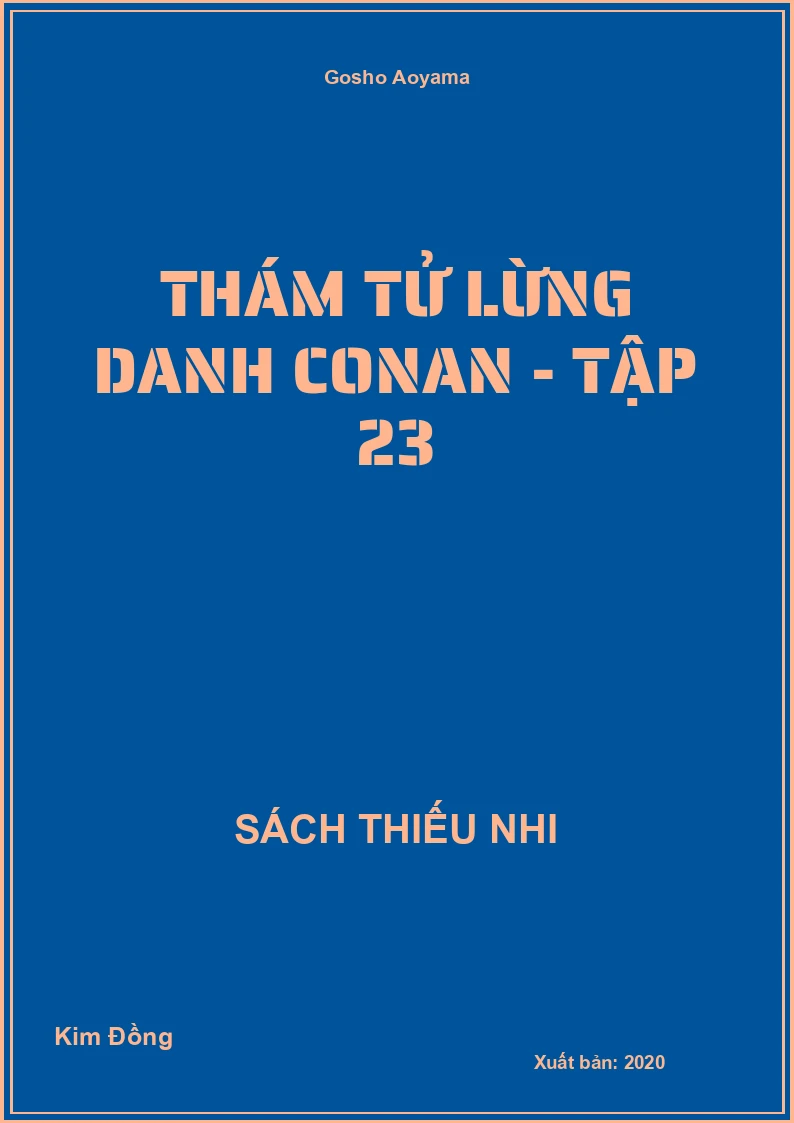 Thám tử lừng danh Conan - Tập 23
