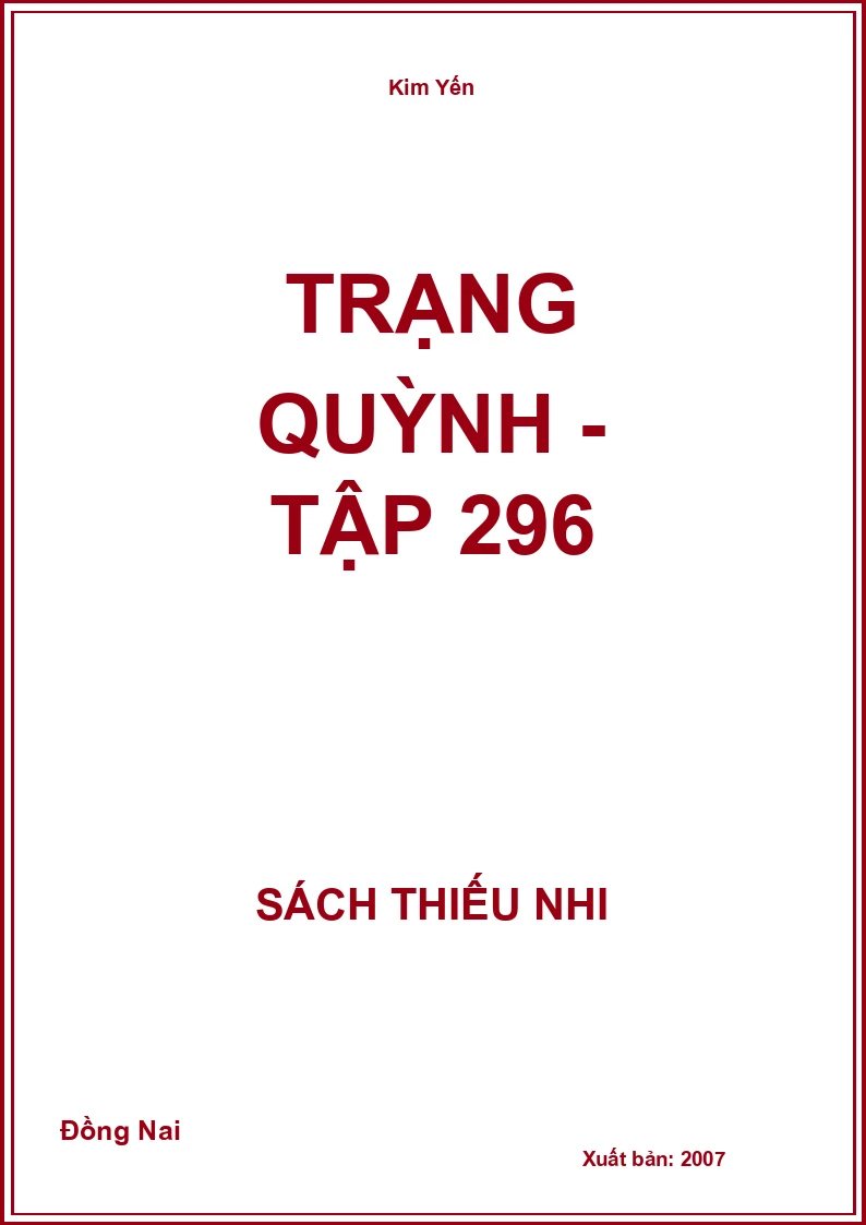 Trạng Quỳnh - tập 296