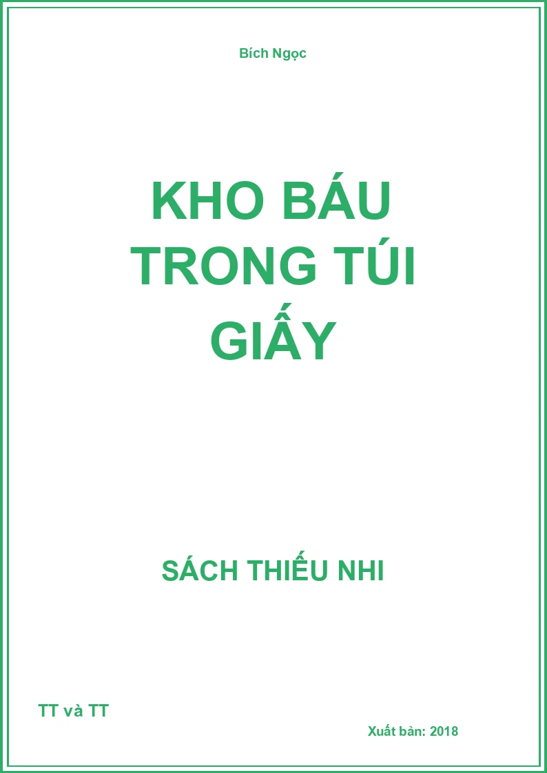 Kho báu trong túi giấy