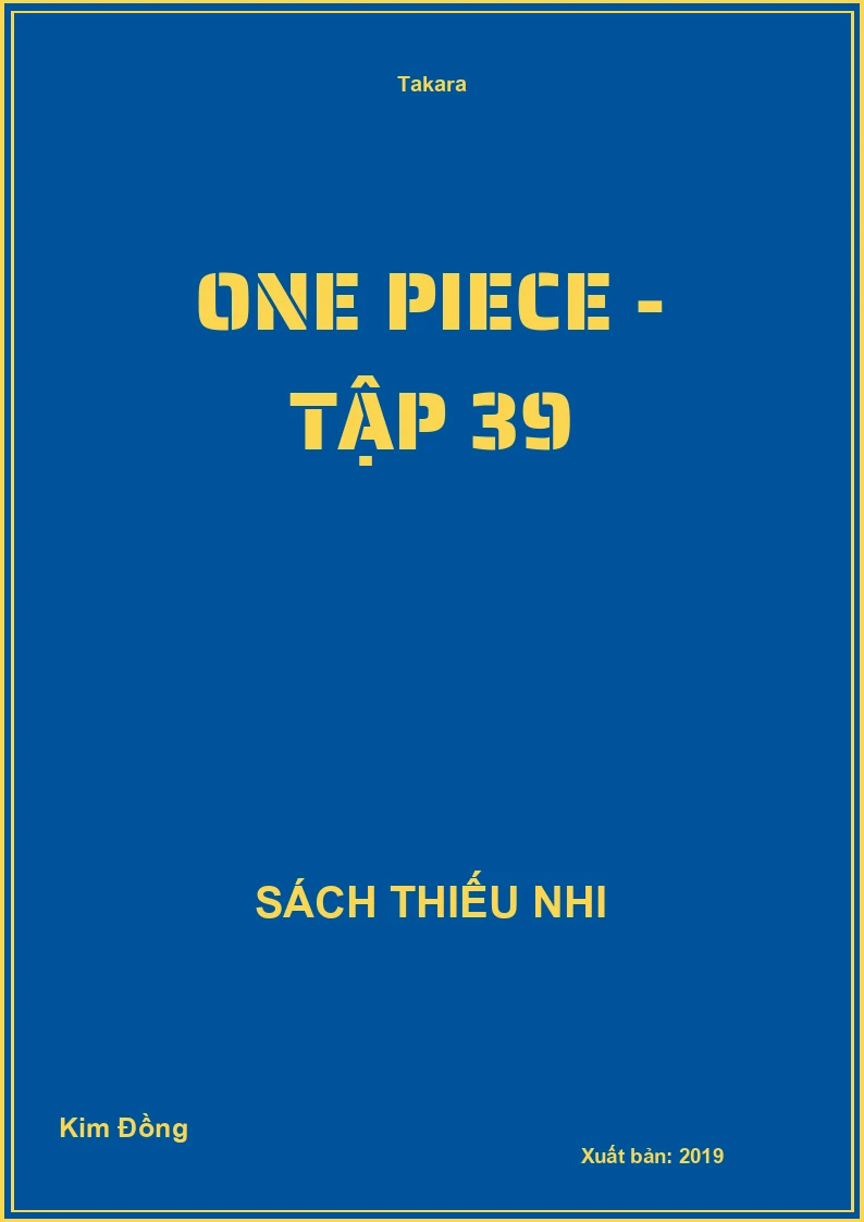 One Piece - Tập 39