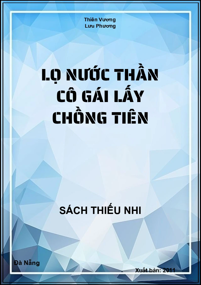 Lọ nước thần cô gái lấy chồng tiên
