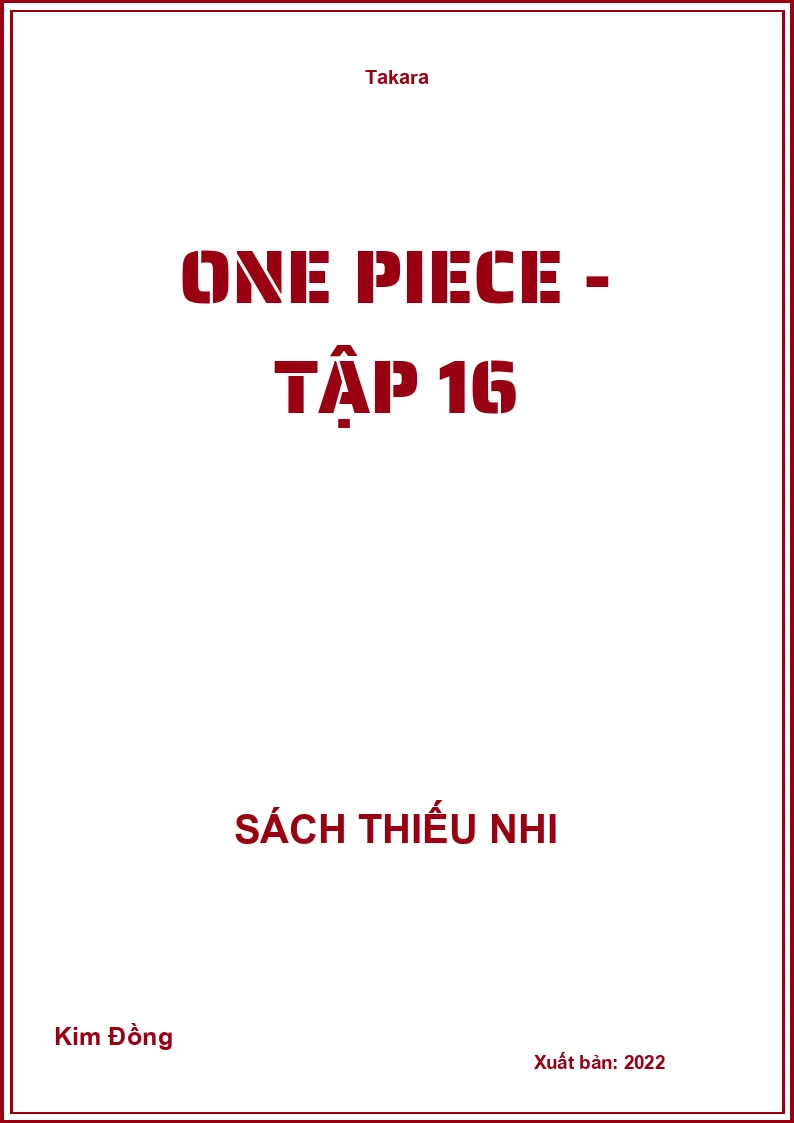 One Piece - Tập 16