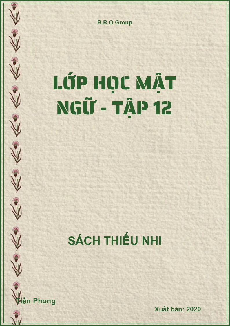 Lớp học mật ngữ - Tập 12