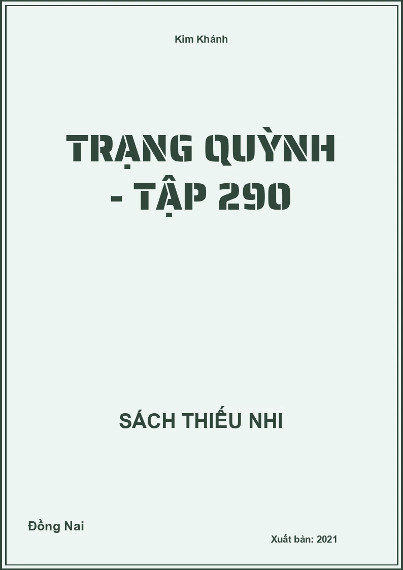 Trạng Quỳnh - Tập 290