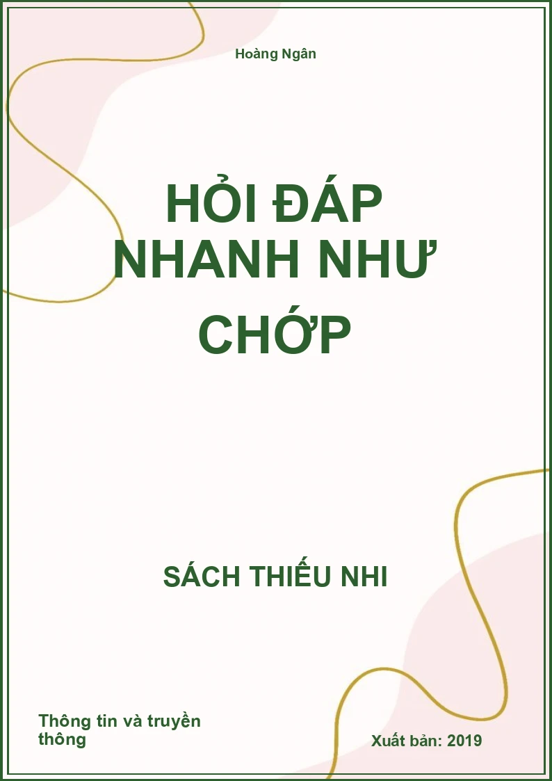 Hỏi đáp nhanh như chớp