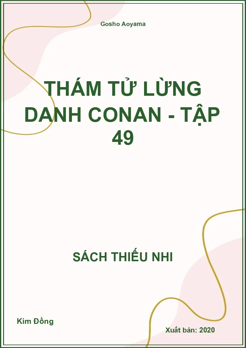 Thám tử lừng danh Conan - Tập 49