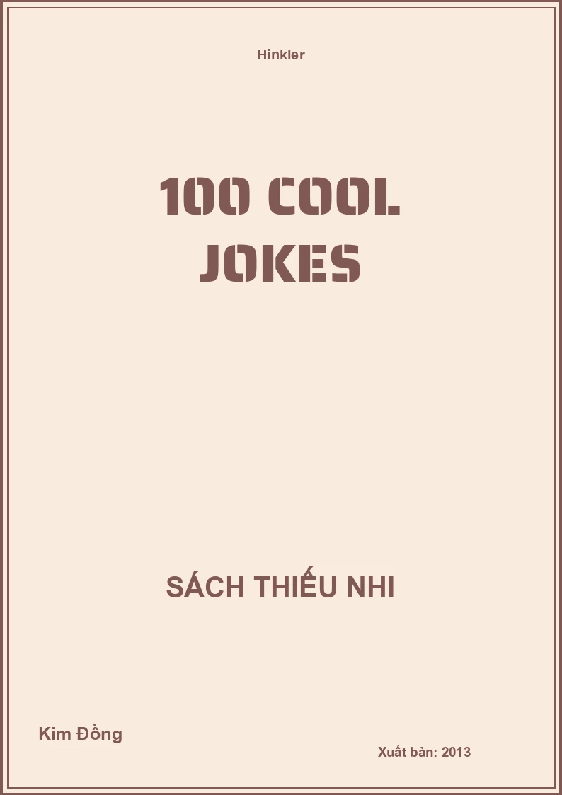 100 Cool Jokes