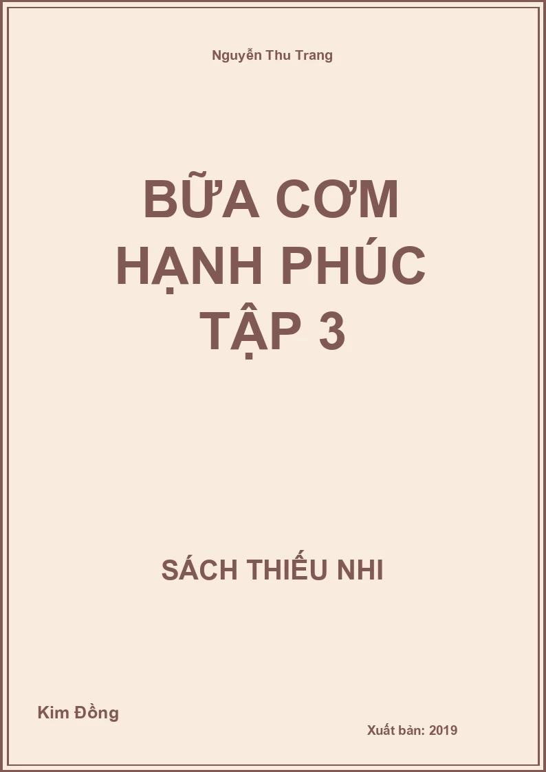 Bữa cơm hạnh phúc tập 3