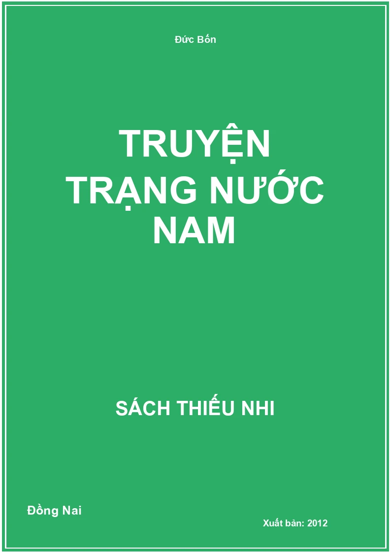 Truyện trạng nước nam