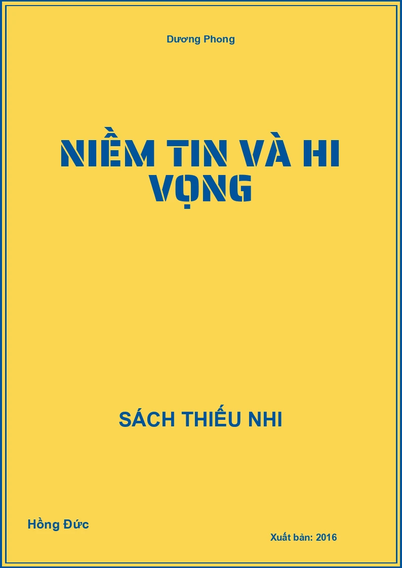 Niềm tin và hi vọng