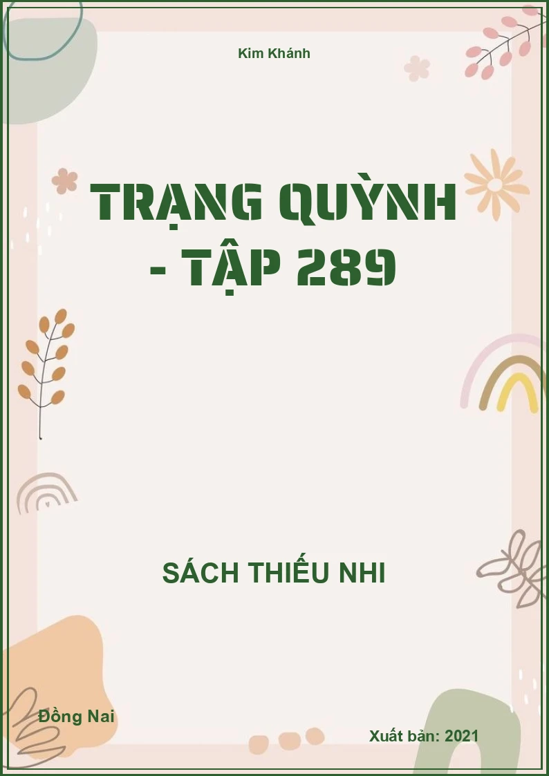 Trạng Quỳnh - Tập 289