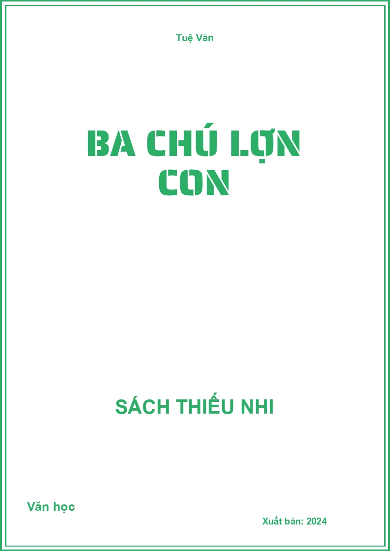Ba chú lợn con