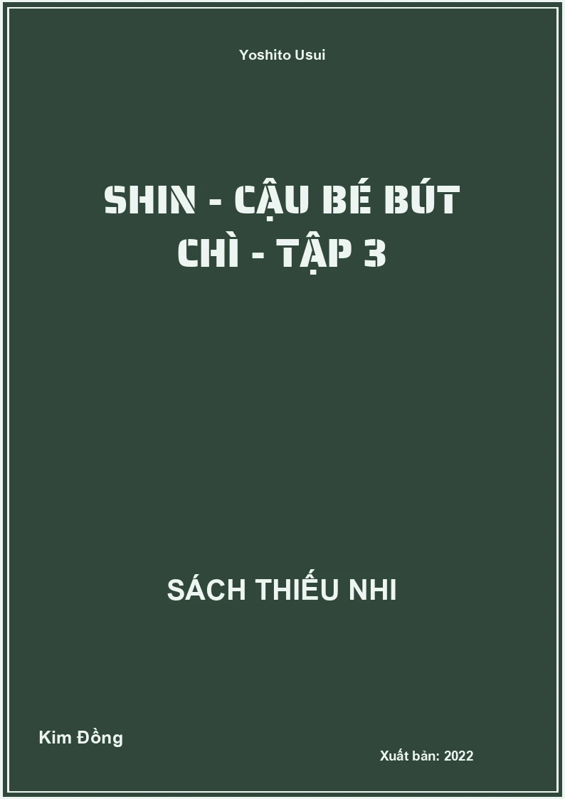 Shin - Cậu bé bút chì - Tập 3