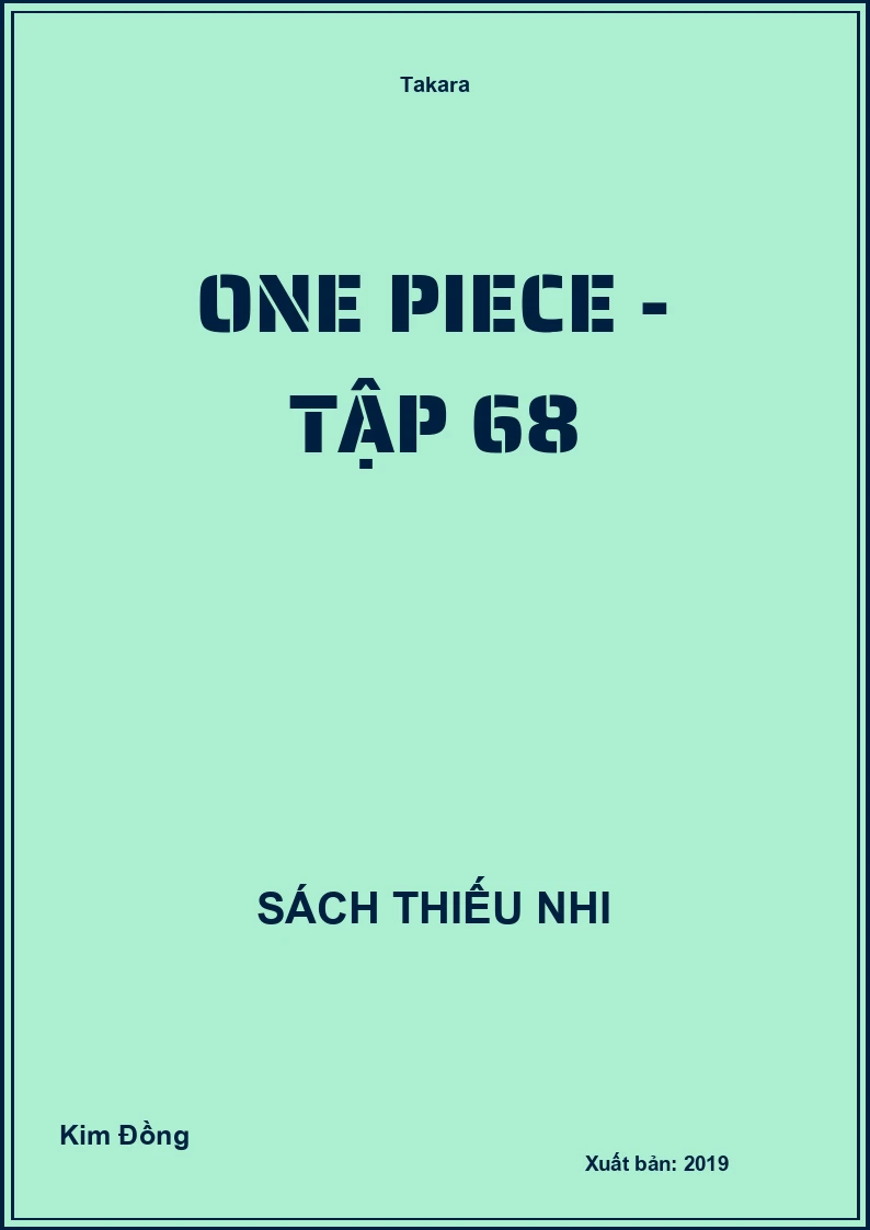 One Piece - Tập 68