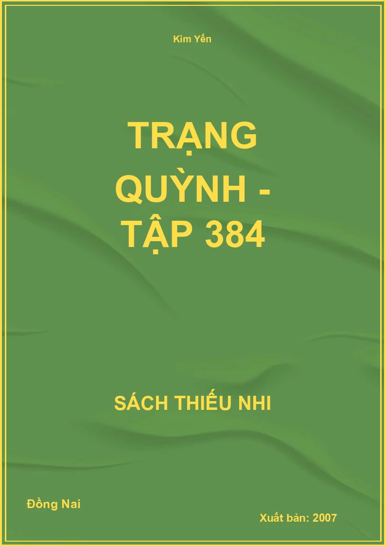 Trạng Quỳnh - tập 384