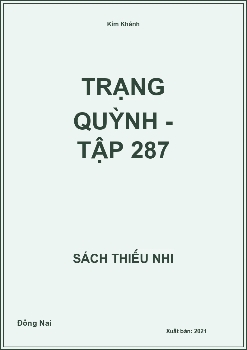 Trạng Quỳnh - Tập 287
