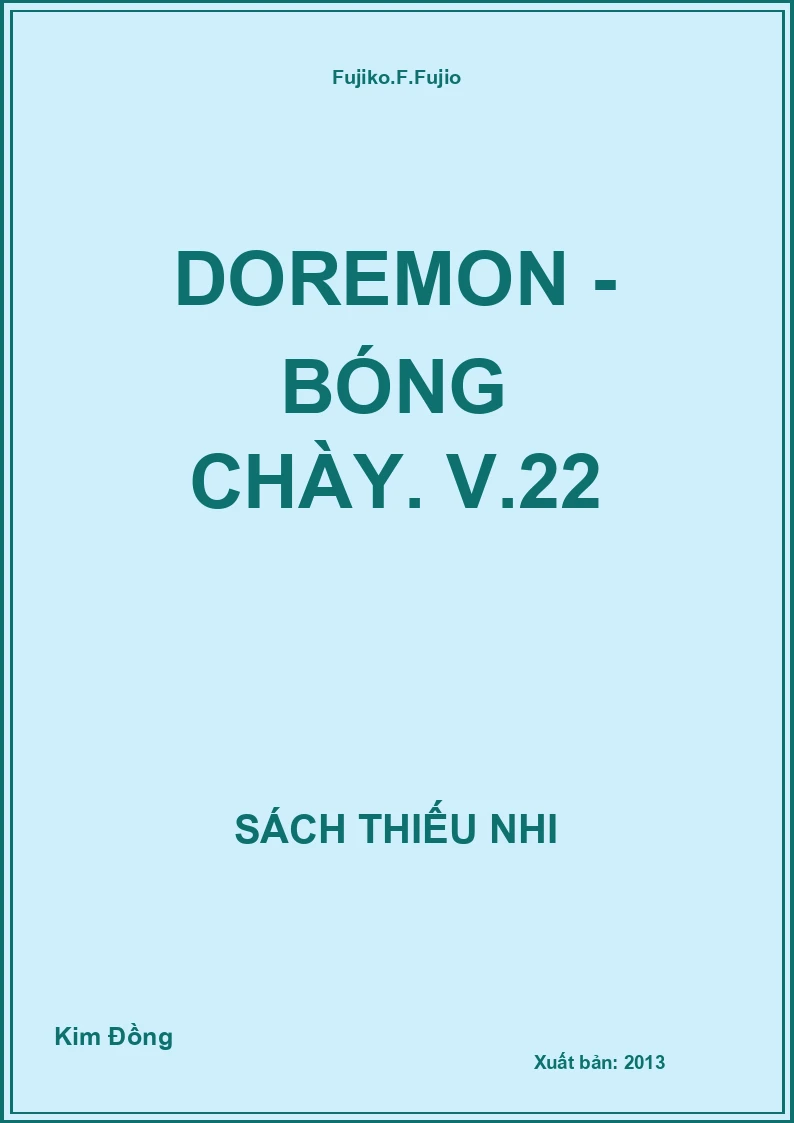 Doraemon - Bóng chày. V.22