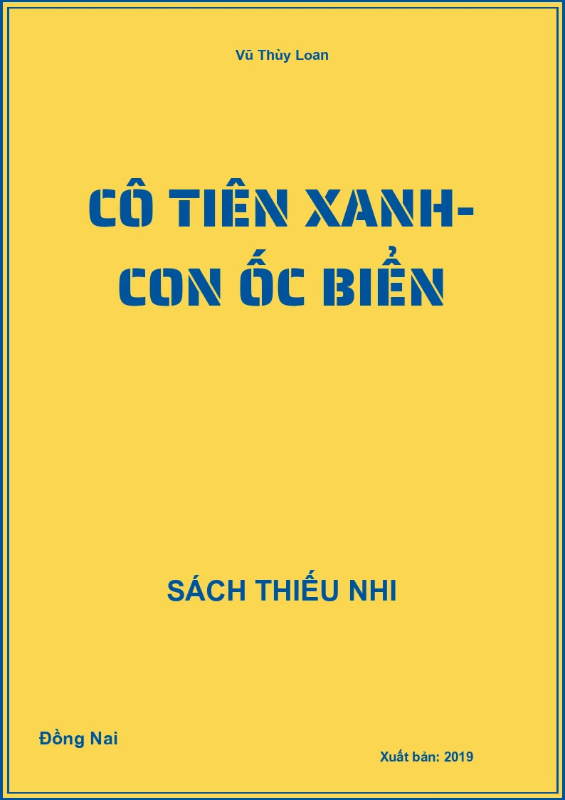 Cô Tiên Xanh- con ốc biển