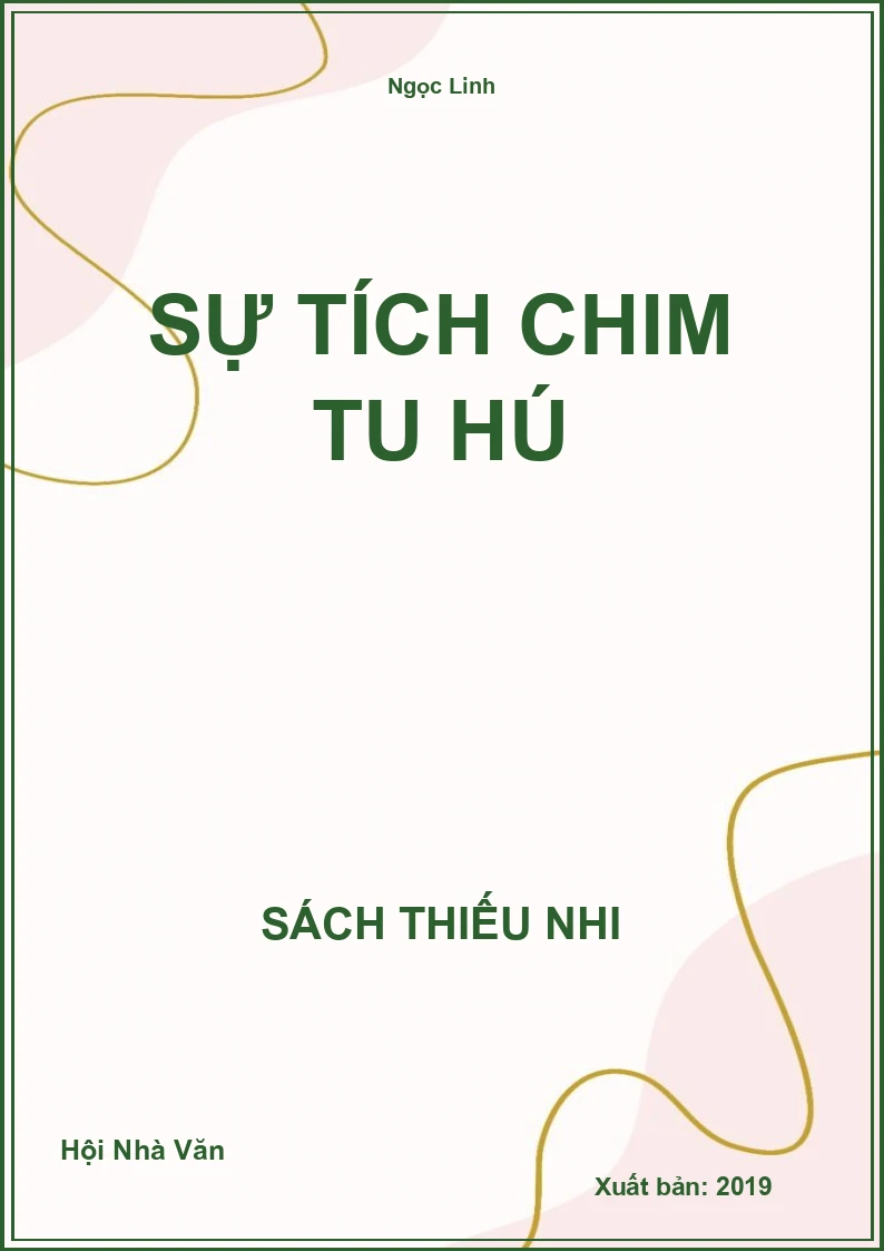Sự tích chim tu hú
