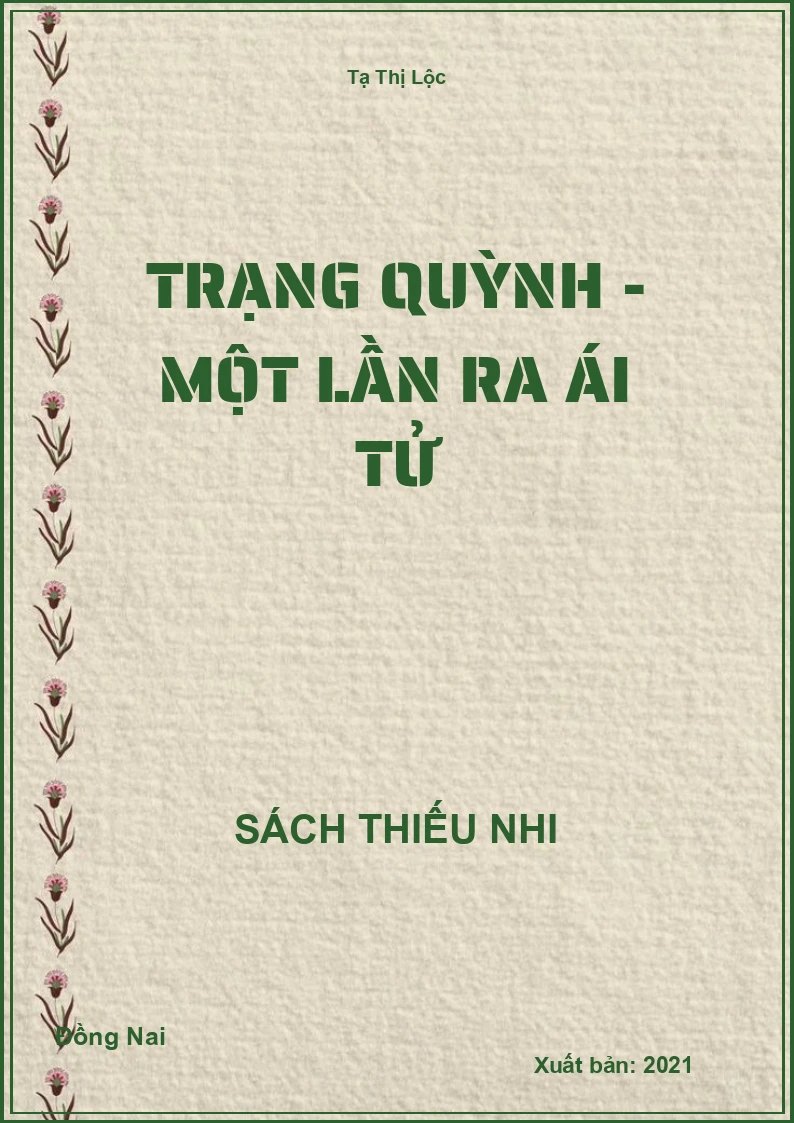 Trạng Quỳnh - một lần ra ái tử