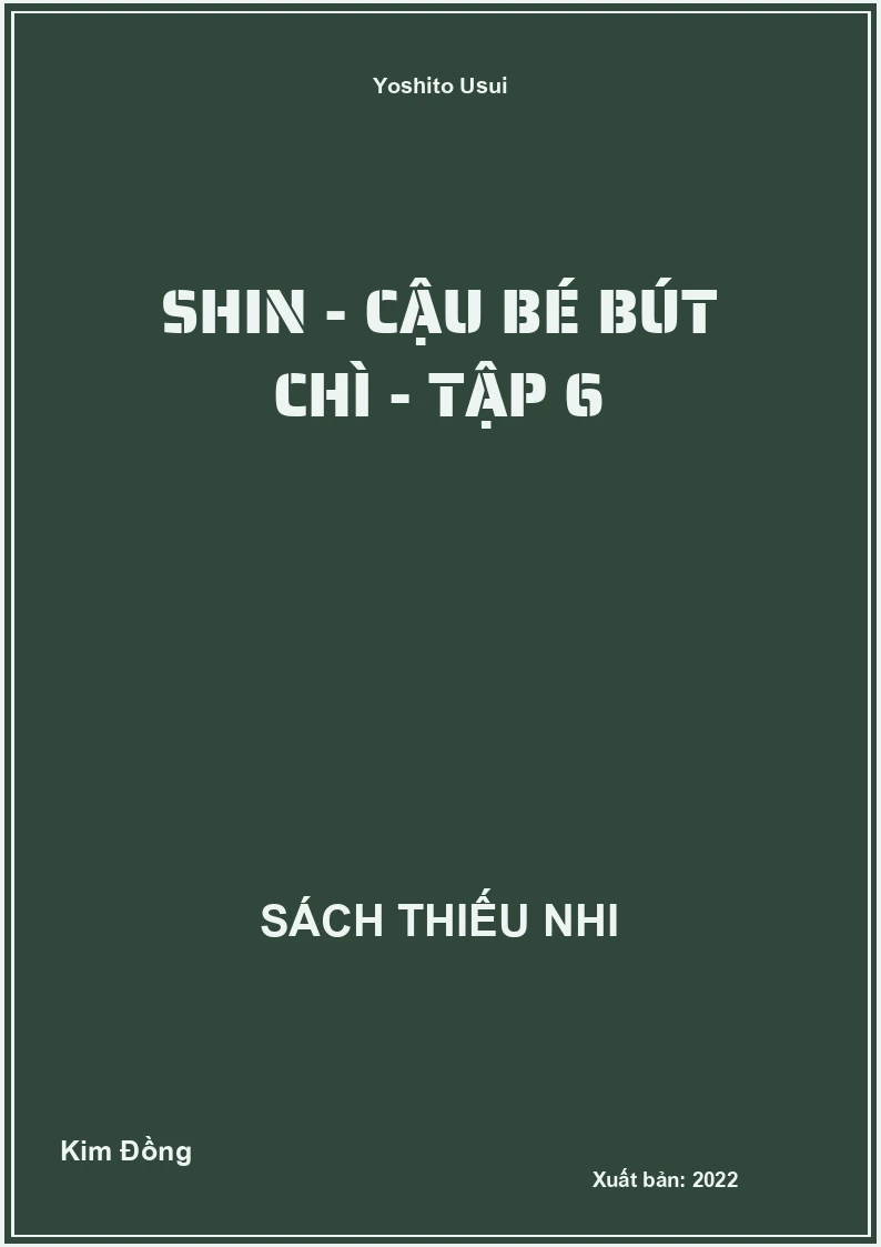 Shin - Cậu bé bút chì - Tập 6