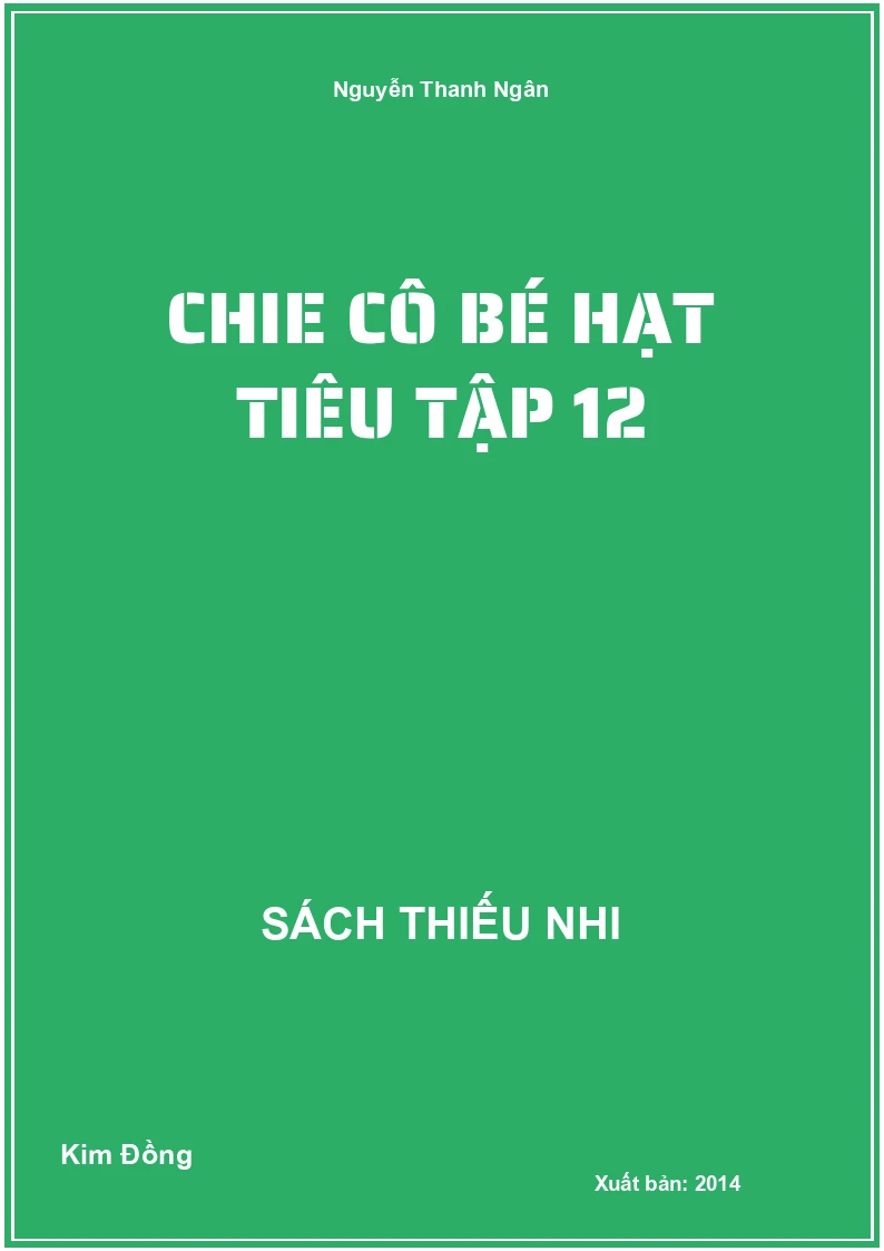 CHIE cô bé hạt tiêu tập 12
