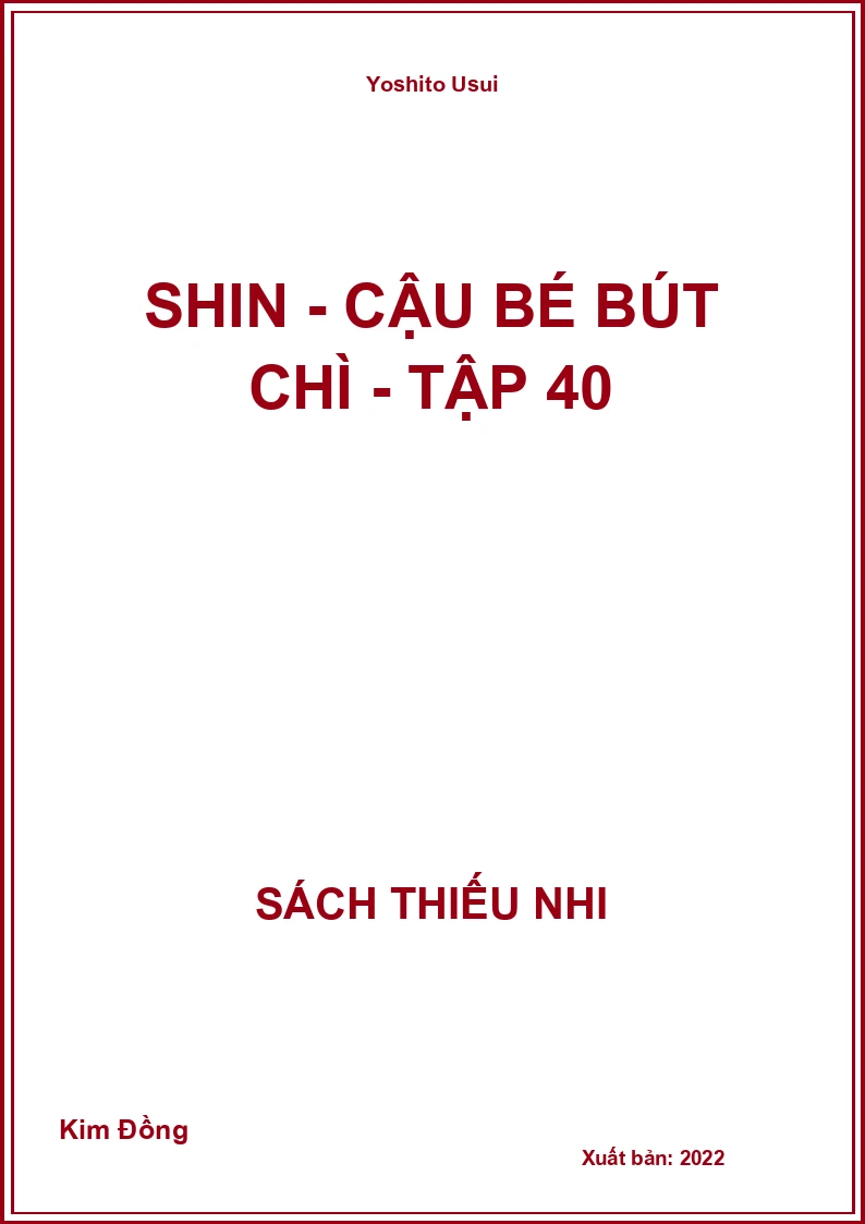 Shin - Cậu bé bút chì - Tập 40