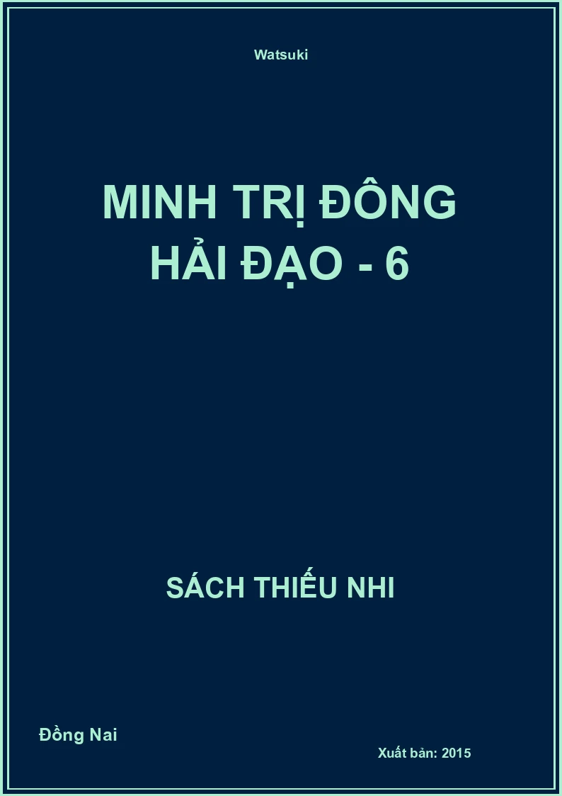 Minh Trị Đông Hải đạo - 6