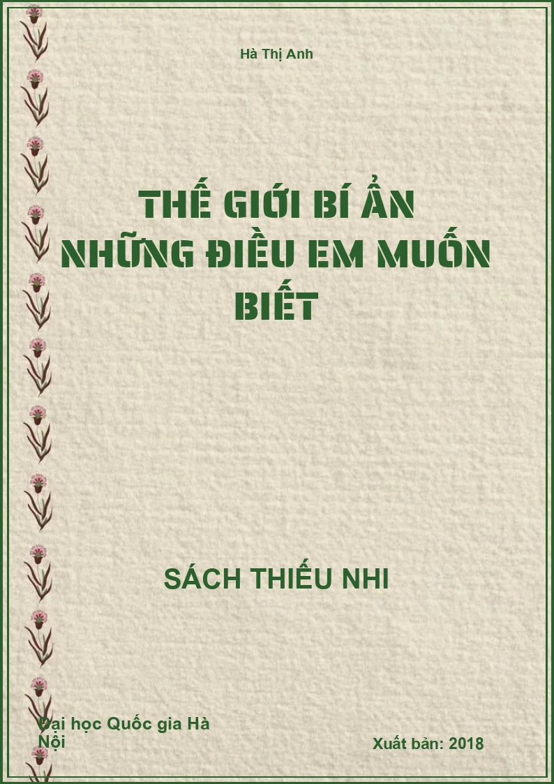 Thế giới bí ẩn những điều em muốn biết