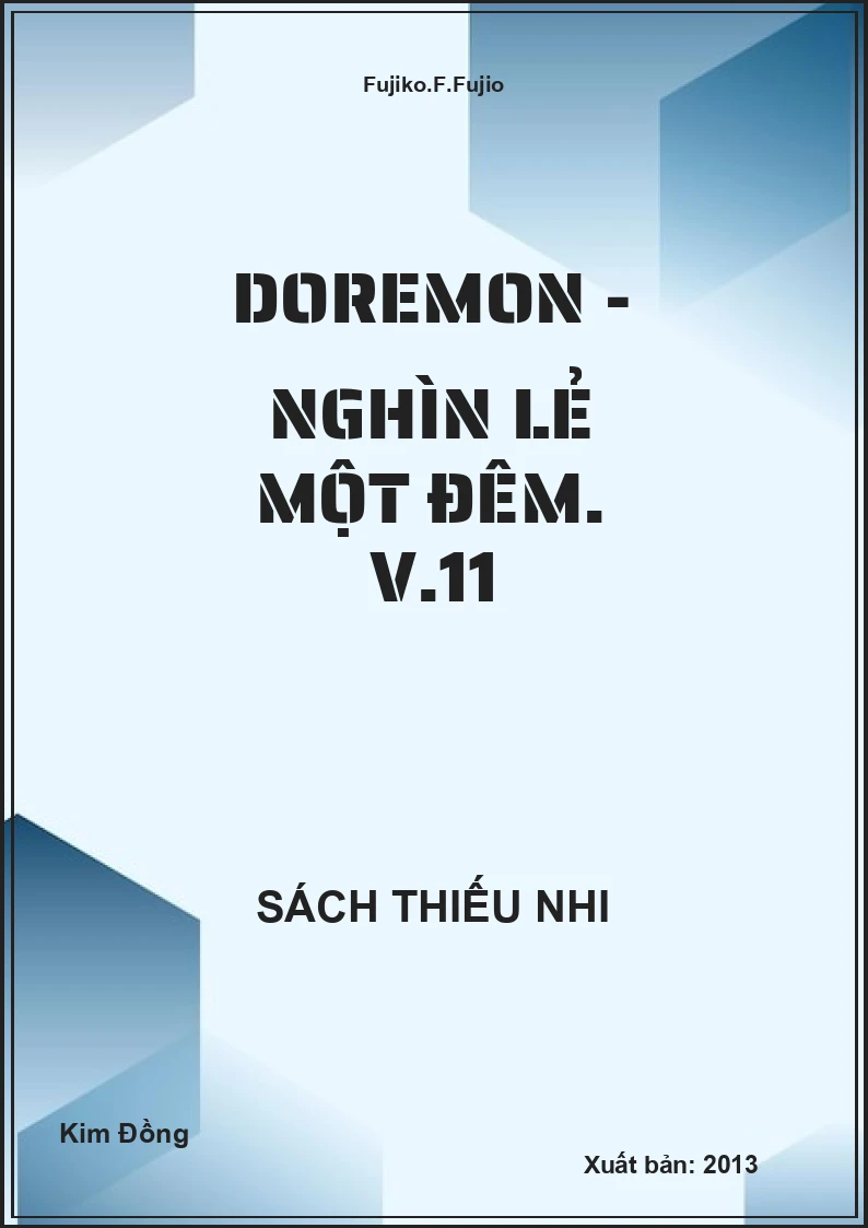 Doremon - Nghìn lẻ một đêm. V.11
