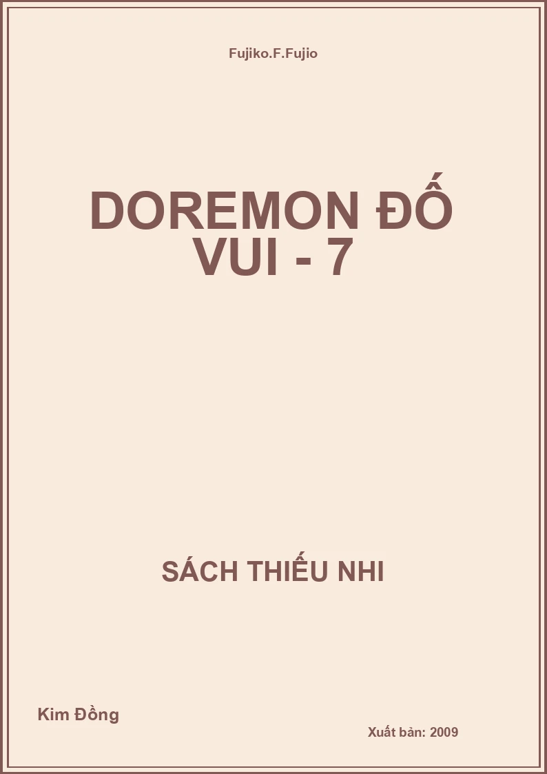 Doremon Đố vui - 7