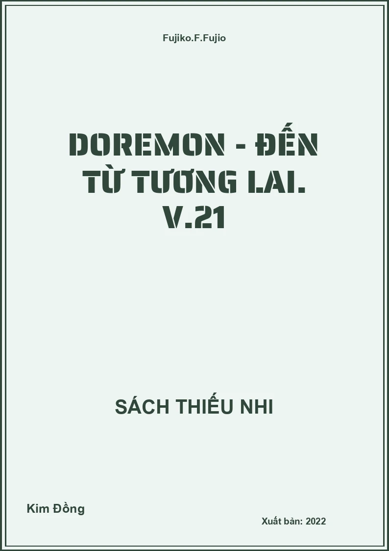 Doremon - Đến từ tương lai. V.21
