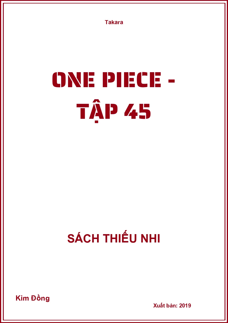 One Piece - Tập 45